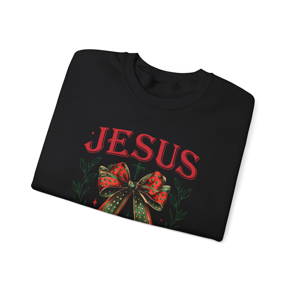 Jesus Is The Reason For The Season Sweatshirt | Christian Christmas Crewneck | Faith Holiday Sweater | Religious Xmas Gift | Nativity Christian Apparel