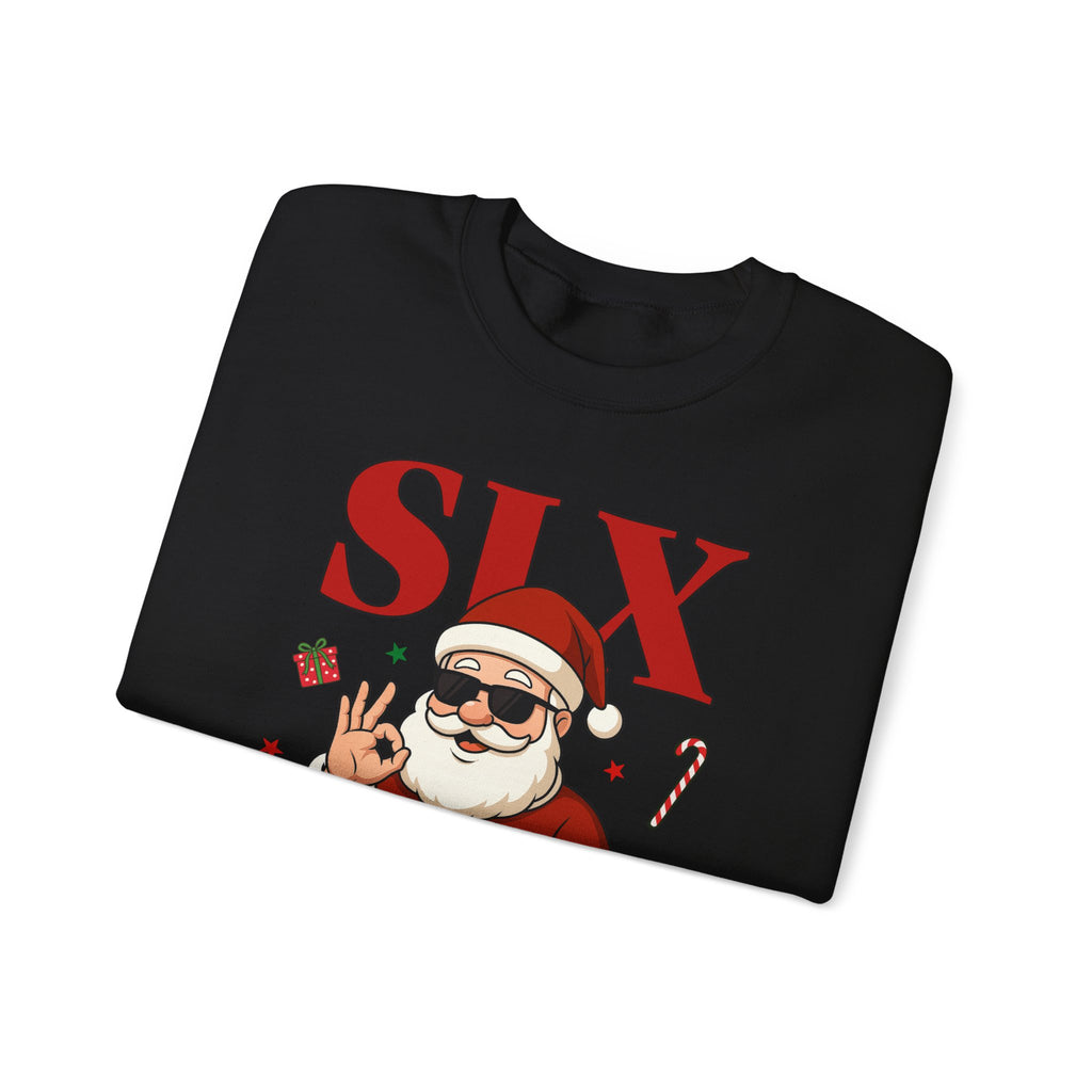 Funny Christmas Gildan Sweatshirt • Six Seven Santa Crewneck • Teacher & Kid Holiday Shirt • Classroom Christmas Sweater • Christmas Gift 6 7
