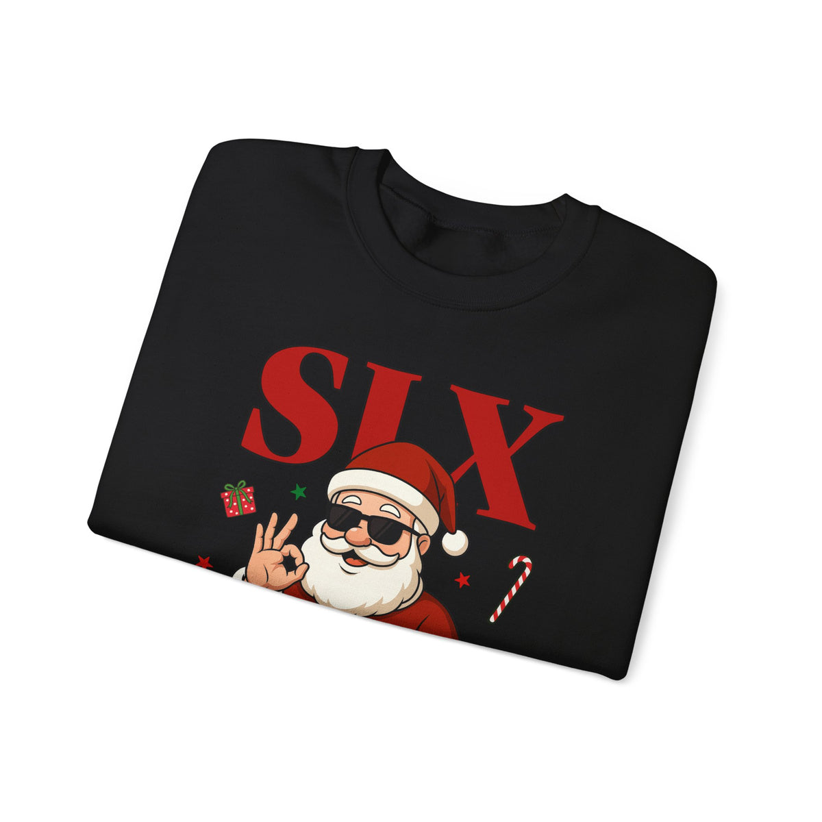 Funny Christmas Gildan Sweatshirt • Six Seven Santa Crewneck • Teacher & Kid Holiday Shirt • Classroom Christmas Sweater • Christmas Gift 6 7