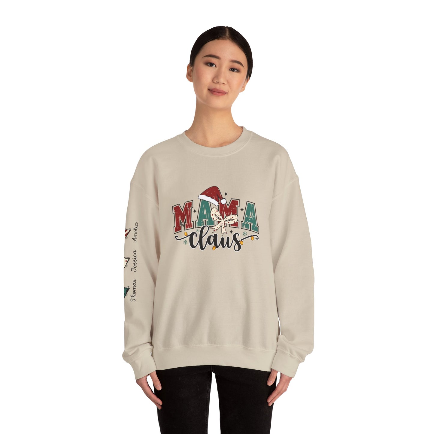 Personalized Mama Clause Sweatshirt