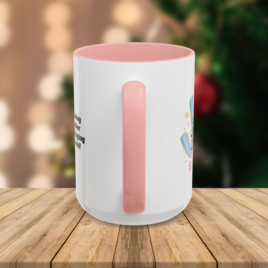 Custom Teacher Mug • Joy to the World Christmas Mug • Personalized Message on Back • Holiday Teacher Gift • 11oz or 15oz Coffee Cup